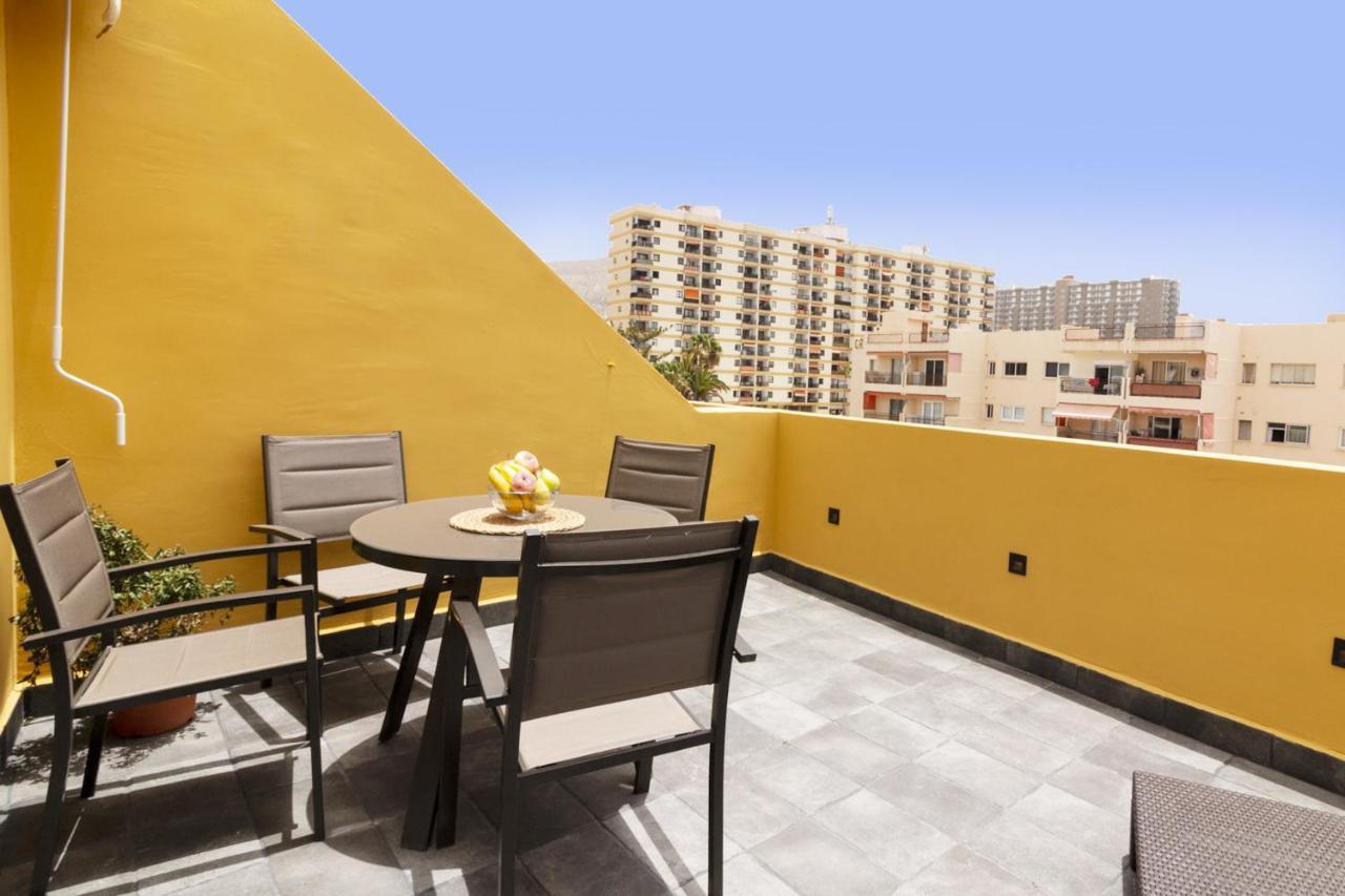 Homeforguest Atico Cecilia Con Vistas Al Mar En Los Cristianos Los Cristianos  Εξωτερικό φωτογραφία